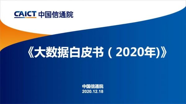 大数据白皮书2020