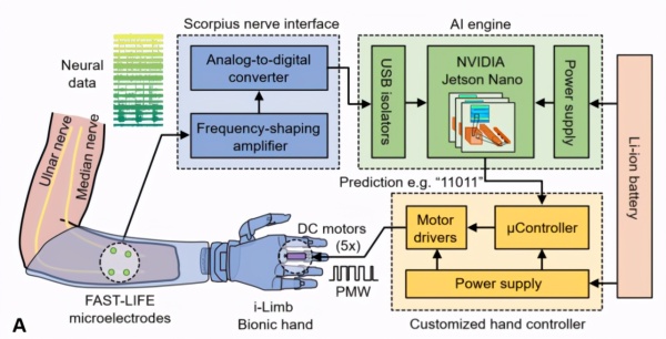 开发板能这么用?美国学者用Jetson Nano支持假肢,控制每一根手指