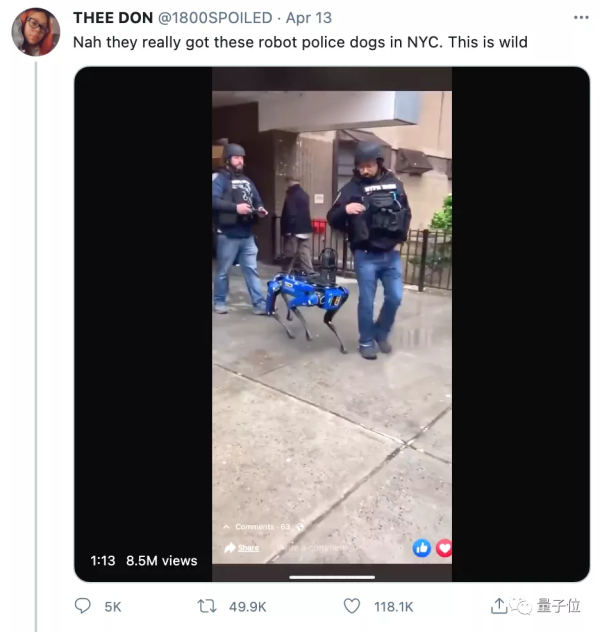 波士顿动力机器狗化身警犬入宅执法,网友:不想生活在《黑镜》里