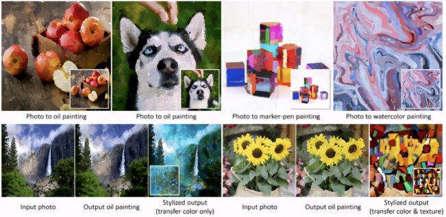 有了这支矢量神经风格画笔,无需GAN也可生成精美绘画