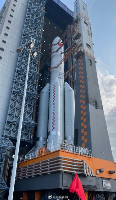 中国空间站天和核心舱发射在即!现场画面震撼