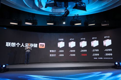 携手敦煌博物馆 联想个人云存储T2正式发布 售价999元起