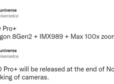 vivo X90 Pro+影像细节曝光：索尼IMX989+100被变焦 堪称相机之王