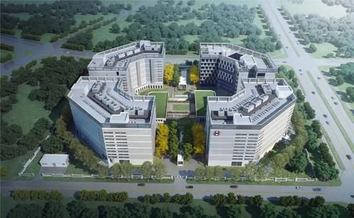 国家东南健康医疗大数据中心“八角大楼”基本完工