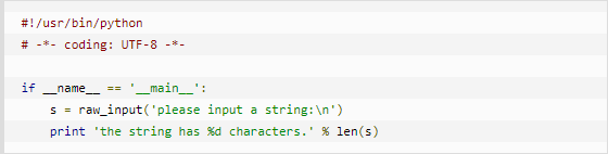 云计算开发：Python练习实例-求一个字符串的长度