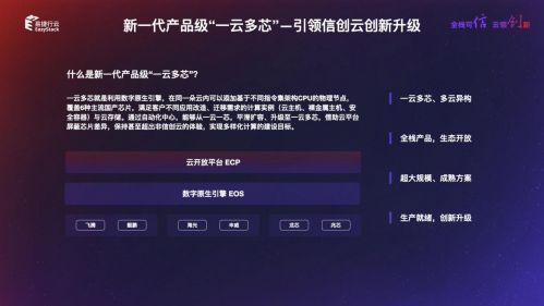 信创云元年，易捷行云EasyStack发布新一代全栈信创云
