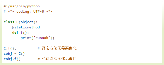 云计算开发：Python内置函数-staticmethod() 函数详解