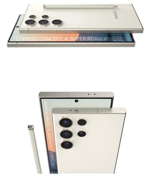 三星Galaxy S24 Ultra渲染图出炉：熟悉外观风格 入局钛合金中框